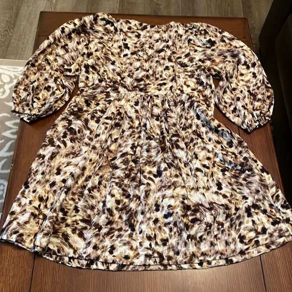 Mango Dress MNG. Viscose blend. Small / 4. V neck. - Picture 6 of 9